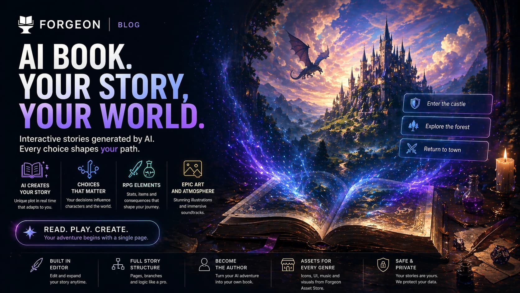 The AI Book — Next Generation Interactive Story AI Book interactive books plot generation RPG story artificial intelligence